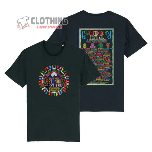 Glastonbury Festival 2023 Merch Glastonbury Festival Lineup 2023 T-Shirt