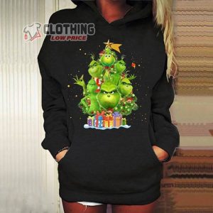 Grinch On Christmas Grinch Squishmallows Funny Christmas Sweater Hoodie