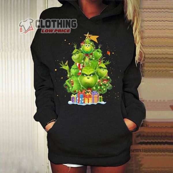 Grinch On Christmas Grinch squishmallows Funny Christmas Sweater Hoodie