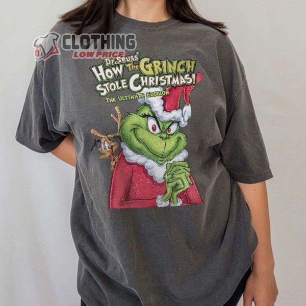 How The Grinch Stole Christmas Mercg, Grinch Christmas Shirt Santa Grinch Christmas T-Shirt