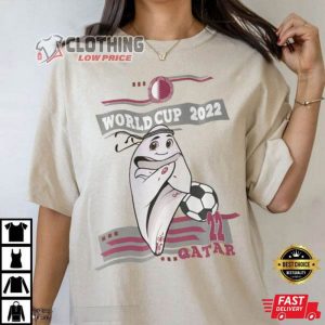 La’eeb Mascot of FIFA World Cup 2022 Qatar Merch, World Cup Mascot 2022 Sweater, Qatar World Cup 2022 Schedule T-Shirt