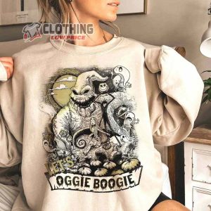 Let’s Oogie Boogie Nightmare Before Christmas 2022 Disneyland Merch, Jack And Sally Oogie Boogie Bash T-Shirt