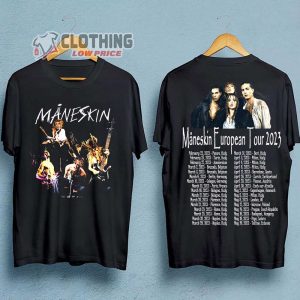 ManeSkin Europe Tour 2023 Dates Merch, ManeSkin Concert 2023 Setlist Shirt, ManeSkin Traduzione Loneliest Cool Kids Sweatshirt