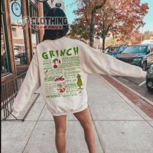 Merry Grinchmas Merch The Grinch Christmas Shirt Merry Grinchmas Shirt Christmas Grinch Hoodie 3