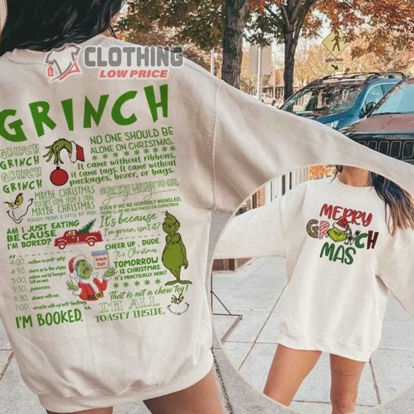 Merry Grinchmas Merch, The Grinch Christmas Shirt, Merry Grinchmas Shirt, Christmas Grinch Hoodie