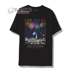 Music Of The Spheres Tour 2022 Merch Coldplay Tour 2023 T Shirt