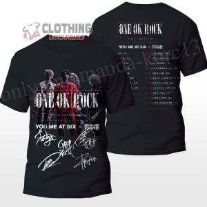 One Ok Rock North America 2022 Tour Shirt, One Ok Rock Tour 2022 2 Sided Shirt