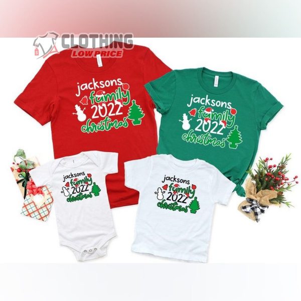 Personalized Family Christmas Shirts, Matching Christmas Pjs For Family, The Addams Family Shirt, Matching Christmas Sweaters