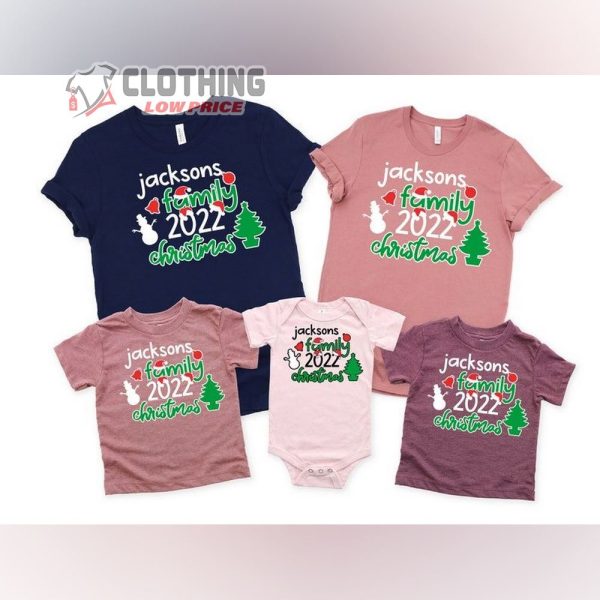 Personalized Family Christmas Shirts, Matching Christmas Pjs For Family, The Addams Family Shirt, Matching Christmas Sweaters