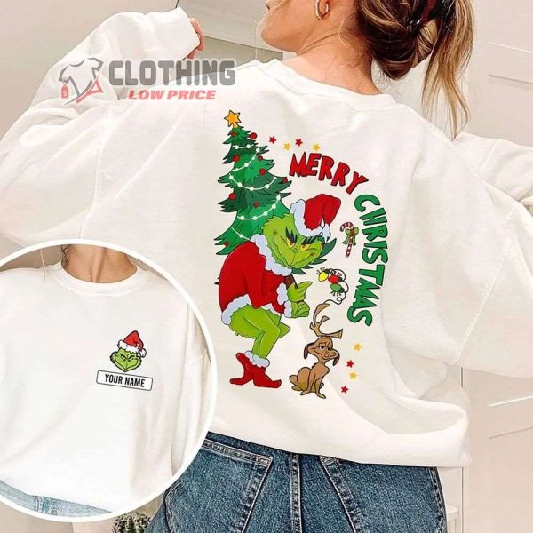 Personalized Grinch Christmas Merch Grinch Christmas Outfit 2022 Shirt Cute Christmas T Shirt 2