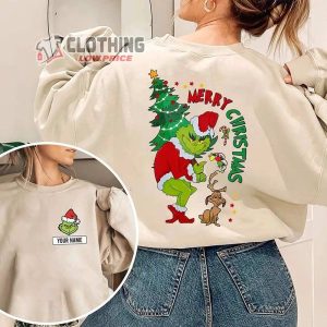 Personalized Grinch Christmas Merch Grinch Christmas Outfit 2022 Shirt Cute Christmas T Shirt