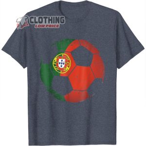 Portugal Soccer Ball Flag Qatar 22 Shirt Portuguese Football Team FIFA World Cup 2022 Qatar T Shirt1