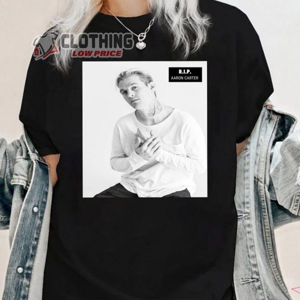 RIP Aaron Carter Merch Rest In Peace Aaron Carter 1987-2022 T-Shirt