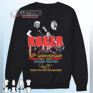 Roger Waters World Tour 2023 Merch Roger Waters 80Th Anniversary 1943 2023 Hoodie
