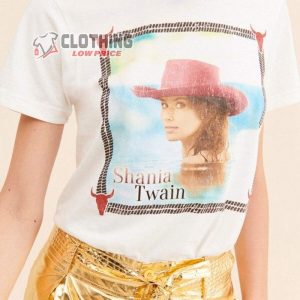 Shania Twain Presale Code Shirt 2023, Shania Twain Remix, Shania Twain Blossom Music Center, Shania Twain Man I Feel Like A Woman Lyrics Shirt