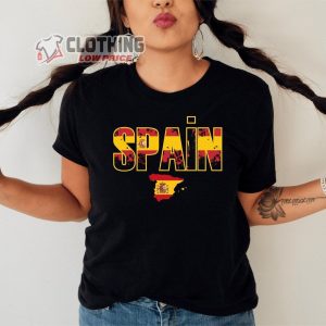Spain Football Team T Shirt World Cup 2022 World Cup T Shirt Spain Fan Team National Team Qatar 2022 T Shirt Spain Shirt 1