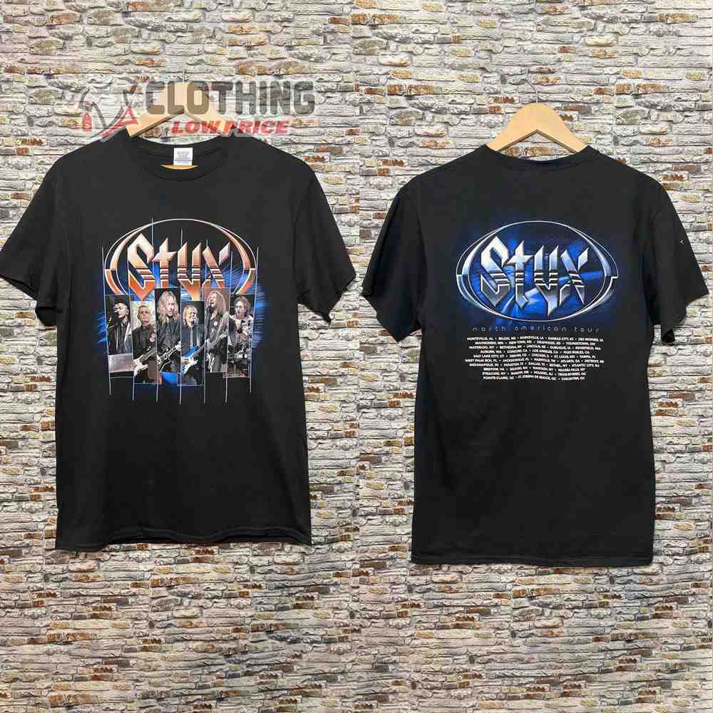 Styx North American Tour Merch, Styx The Grand Illusion Tour T-Shirt ...