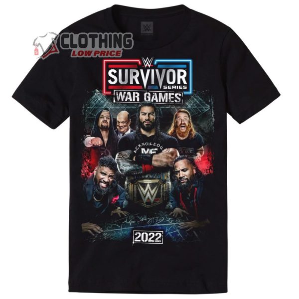 Survivor Series Mineral Wash Event 2022 Merch Wwe Survivor Series 2022 Time Shirt Premium Live Events 2022 T-Shirt