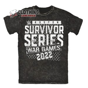 Survivor Series Mineral Wash Event Merch Premium Live Events Shirt Survivor Series Buston 2022 T Shirt