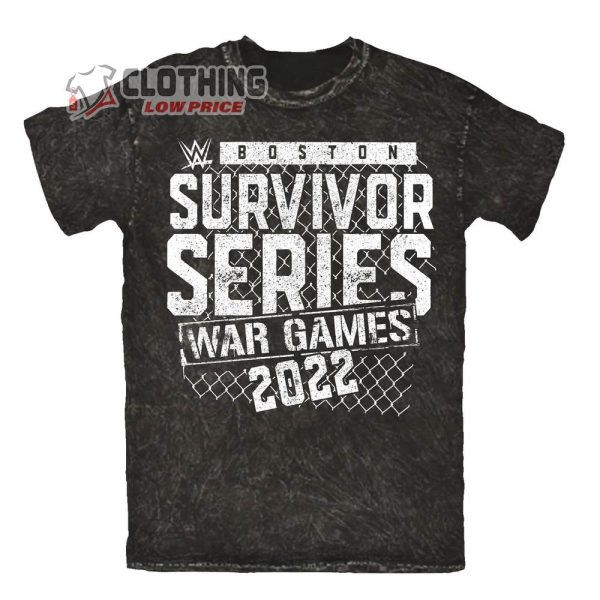 Survivor Series Mineral Wash Event Merch Premium Live Events Shirt Survivor Series Buston 2022 T-Shirt