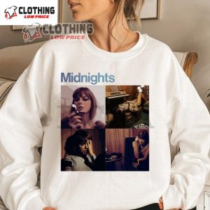 Taylor Swift Midnights Lyrics Album Shirt Taylor Swift The Eras Tour 2023 Presale Merch Sweatshirt 3