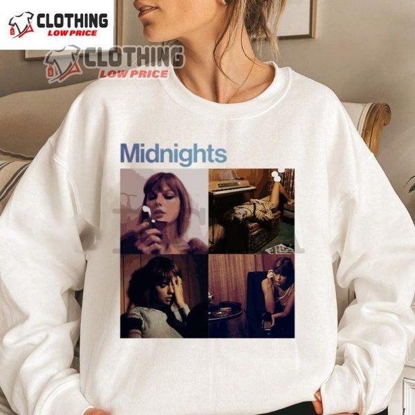 Taylor Swift Midnights Lyrics Album Shirt, Taylor Swift The Eras Tour 2023 Presale Merch Sweatshirt