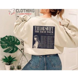 Taylor The Eras Tour Dates 2023 Merch Taylor Swift Eras Tour Setlist Sweatshirt The Eras Tour Tayl3