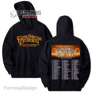 Trans Siberian Orchestra The Ghost Of Christmas Eve Songs Tour T Shirt Trans Siberian Orchestra Pittsburgh St Louis Concert 2022 2023 Merch Hoodie