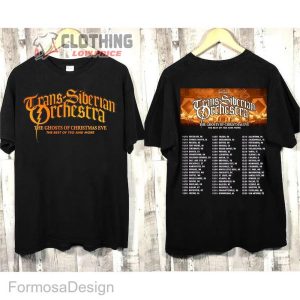 Trans-Siberian Orchestra The Ghost Of Christmas Eve Songs Tour T-Shirt, Trans-Siberian Orchestra Pittsburgh St Louis Concert 2022-2023 Merch Hoodie
