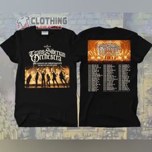 Trans-Siberian Orchestra The Ghost Of Christmas Eve Tour 2022 Setlist Merch, Trans Siberian Orchestra Greatest Hits Sweater, Tso Concerts 2022 T-Shirt