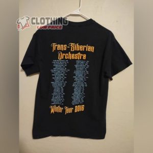 Trans Siberian Orchestra The Ghost Of Christmas Eve Tour Winter 2016 Merch Tso Schedule 2022 Shirt Trans siberian Orchestra Christmas Tour T Shirt3