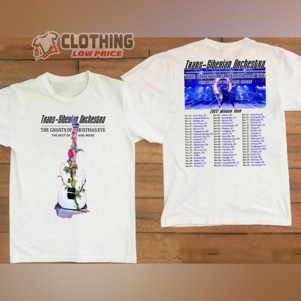 Trans-Siberian Orchestra The Ghosts Of Christmas Eve Tour Dates 2022-2023 Merch, Tso Tour Schedule 2022 T-Shirt