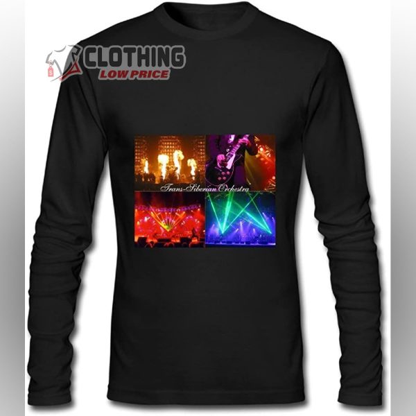 Trans Siberian Orchestra Tour 2016 Poster Long Sleeve T-Shirts For Men Black, tso tour dates 2022, Trans Siberian Orchestra Greatest Hits Shirt