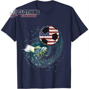 USA Flag American Soccer Team Fifa World Cup 2022 Qatar 2022 Merch Mascota Qatar 2022 Laeeb T Shirt2