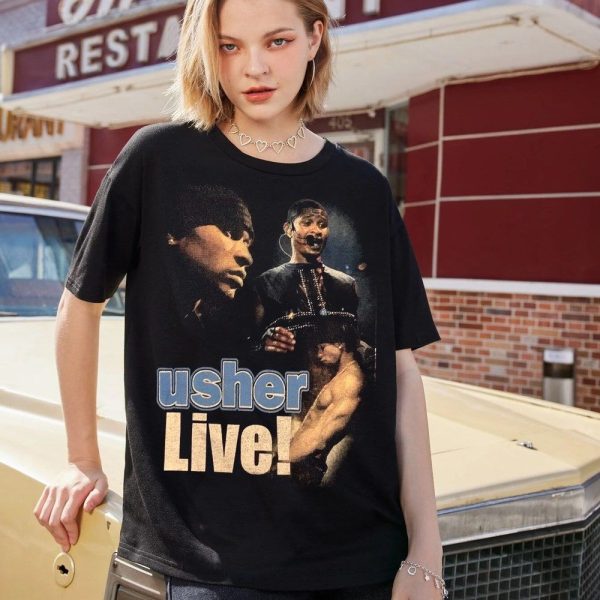 Usher Live 2023 Merch Usher Tour 2023 Shirt Usher Las Vegas Concert T-Shirt