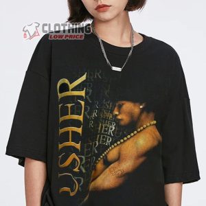 Usher Tour 2023 Merch Usher Las Vegas Concert T Shirt