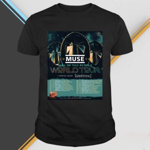 Will Of The People World Tour 2023 Muse UK Stadium Tour Merch Muse Tour 2023 Milton Keynes Tickets T Shirt