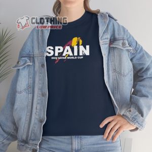 World Cup Team Spain 2022 Fifa World Cup Qatar Fifa Team Spain 2022 Qatar World Cup 2022 Qatar World Cup 2022 Shirt Qatar World Cup 2022 T Shirt 4