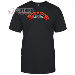 Wwe Survivor Series Retro Event Logo Merch Wwe Survivor Series 2022 Shirt Wwe Survivor Series 2022 UK Time T Shirt