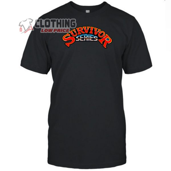 Wwe Survivor Series Retro Event Logo Merch Wwe Survivor Series 2022 Shirt Wwe Survivor Series 2022 UK Time T-Shirt