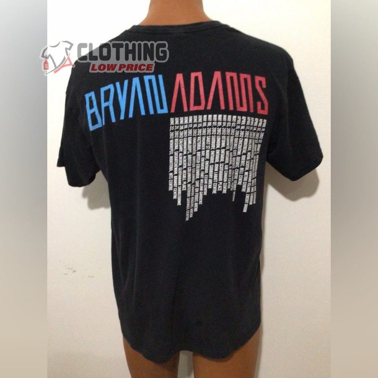 Bryan Adams Concert Tour Rock Band Gift Birthday Christmas T Shirt