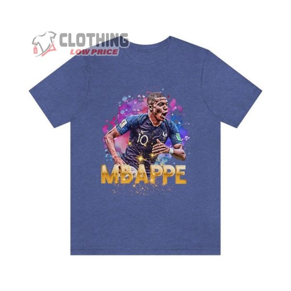 Kylian Mbappe Unisex Jersey Short Sleeve Shirt, World Cup 2022 France Les Bleus Shirt