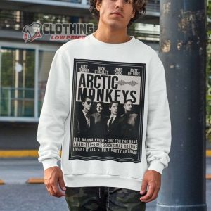 Arctic Monkeys Poster Merch, Arctic Monkeys Europe Tour 2023 Shirt, Arctic Monkeys Rock Band Shirt, Arctic Monkeys The Car Album T-Shirt