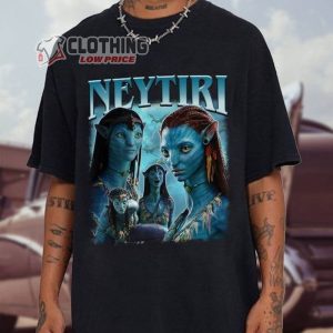 Avatar 2 Neytiri Actress Merch, Avatar 2 The Way Of Water Movie Characters Shirt, Avatar 2022 Neytiri Pandora Jake Sully Shirt, Avatar Fan Gift