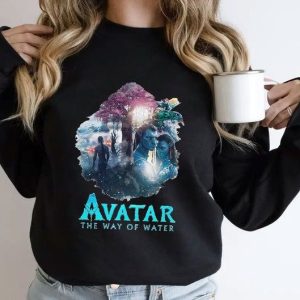 Avatar The Way Of Water 2022 Spoilers Shirt Movie Poster Avatar 2 Plot Merch Jake Sully Neytiri Kiri Pandora Shirt4