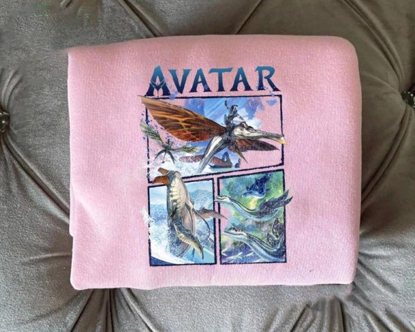 Avatar The Way Of Water Animals Shirt, Avatar The Way Of Water Poster Merch, Avatar 2022 Neteyam and Ilu Sweatshirt, Avatar 2 Movie Pandora Shirt