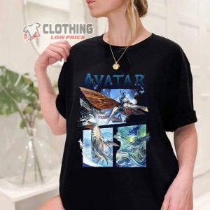 Avatar The Way Of Water Animals Shirt Avatar The Way Of Water Poster Merch Avatar 2022 Neteyam and Ilu Sweatshirt Avatar 2 Movie Pandora Shirt5