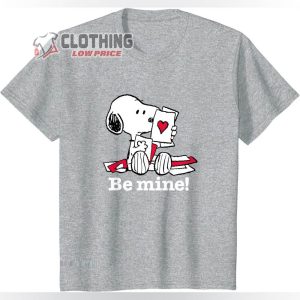 Be Mine Snoopy T Shirt Snoopy Snoopy Valentine T Shirt Funny ValentineS T Shirt Holiday ValentineS Day Gifts Shirt 3