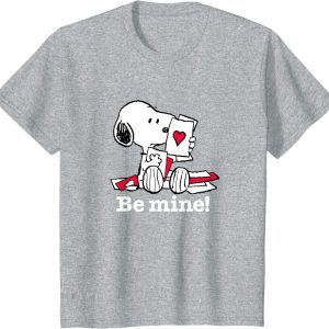 Be Mine Snoopy T Shirt Snoopy Snoopy Valentine T Shirt Funny ValentineS T Shirt Holiday ValentineS Day Gifts Shirt 3