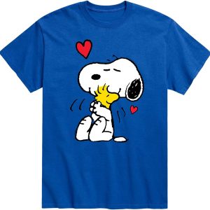 Best of Snoopy and Woodstock Mens Short Sleeve Graphic T Shirt Snoopy Valentine Merch Holiday ValentineS Day Gifts Shirt Funny ValentineS T Shirt 2
